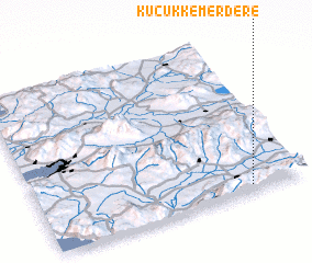 3d view of Küçükkemerdere