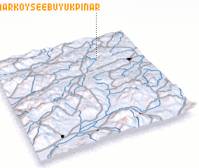 3d view of Büyük Pınarköy see Büyükpınar