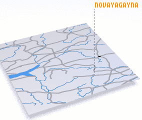 3d view of Novaya Gayna