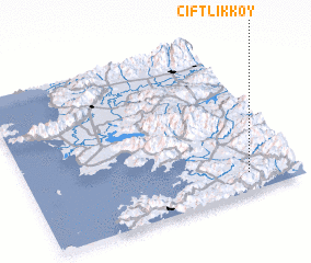 3d view of Çiftlikköy