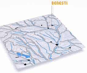 3d view of Beneşti