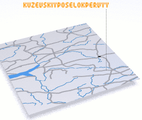 3d view of Kuzevskiy Posëlok Pervyy