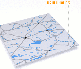 3d view of Pauļukalns