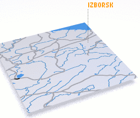 3d view of Izborsk