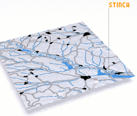 3d view of Stînca