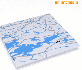 3d view of Koikeromäki