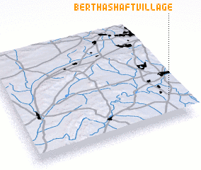 3d view of Bertha Shaft Village