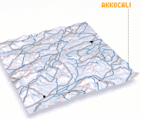 3d view of Akkocalı