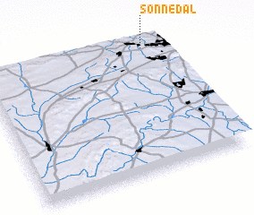 3d view of Sonnedal