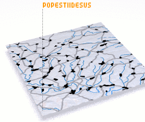 3d view of Popeştii de Sus