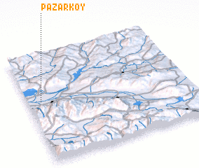 3d view of Pazarköy