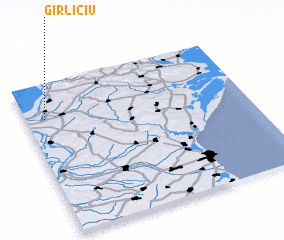 3d view of Gîrliciu