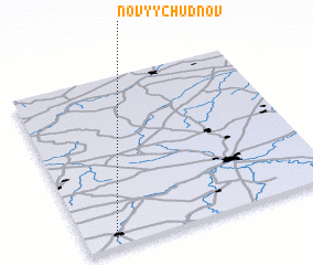 3d view of Novyy Chudnov