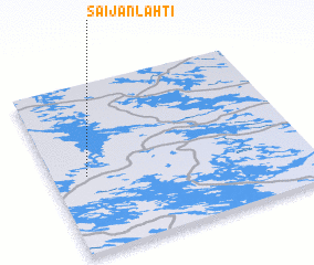 3d view of Saijanlahti