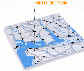 3d view of Muntele Victoria