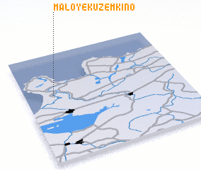 3d view of Maloye Kuzëmkino