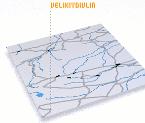 3d view of Velikiy Divlin