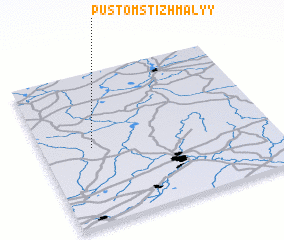 3d view of Pusto-Mstizh Malyy