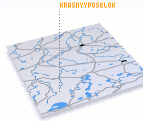 3d view of Krasnyy Posëlok