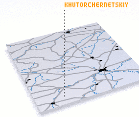 3d view of Khutor Chernetskiy