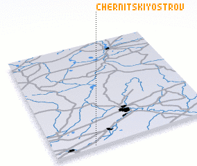 3d view of Chernitskiy Ostrov