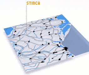 3d view of Stînca