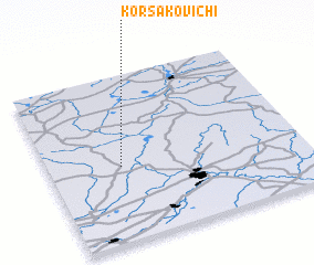 3d view of Korsakovichi