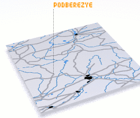 3d view of Podberezʼye