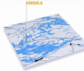 3d view of Kokkola