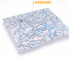 3d view of Liphakoeng