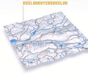 3d view of Kuşlukköy see Kuşluk