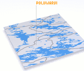 3d view of Polvijärvi