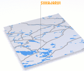 3d view of Siikajärvi