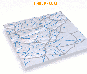 3d view of Kaalvallei