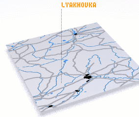 3d view of Lyakhovka