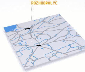 3d view of Rozhkopol\