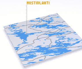 3d view of Mustinlahti