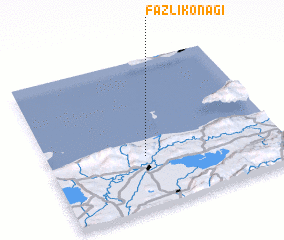 3d view of Fazlıkonağı