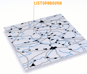 3d view of Listopadovka