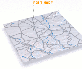 3d view of Baltimore