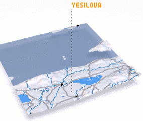 3d view of Yeşilova