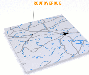 3d view of Rovnoye Pole