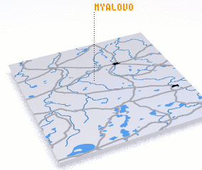 3d view of Myalovo