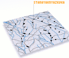 3d view of (( Staraya Knyazevka ))