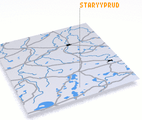 3d view of Staryy Prud