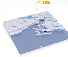 3d view of Kamenka