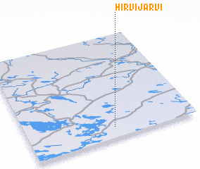 3d view of Hirvijärvi