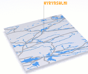 3d view of Hyrynsalmi