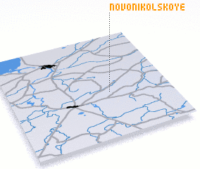 3d view of Novo-Nikol\