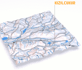 3d view of Kızılçukur